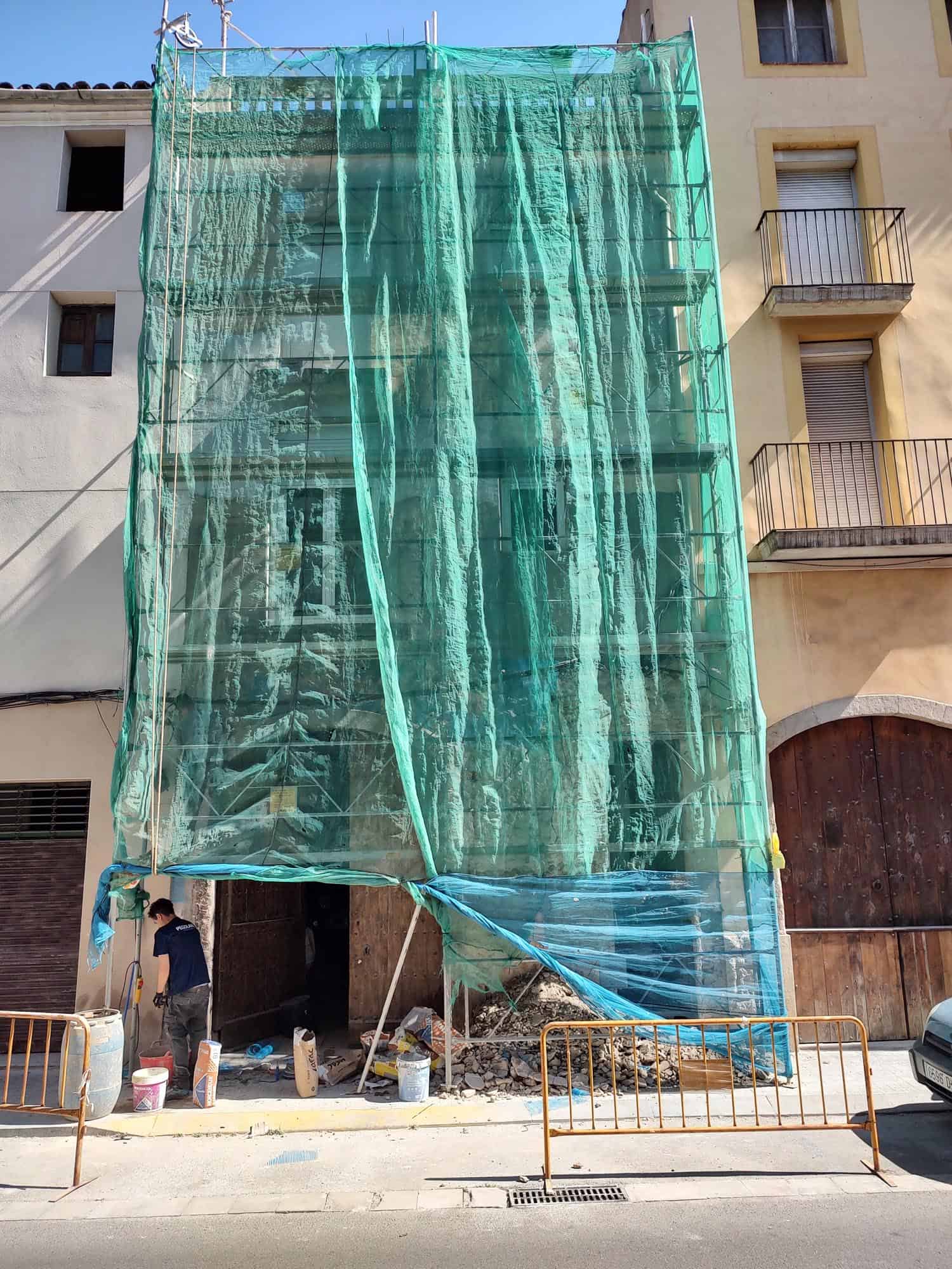 Rehabilitación de fachada en Igualada - Marc Vidal - Arquitecte tècnic